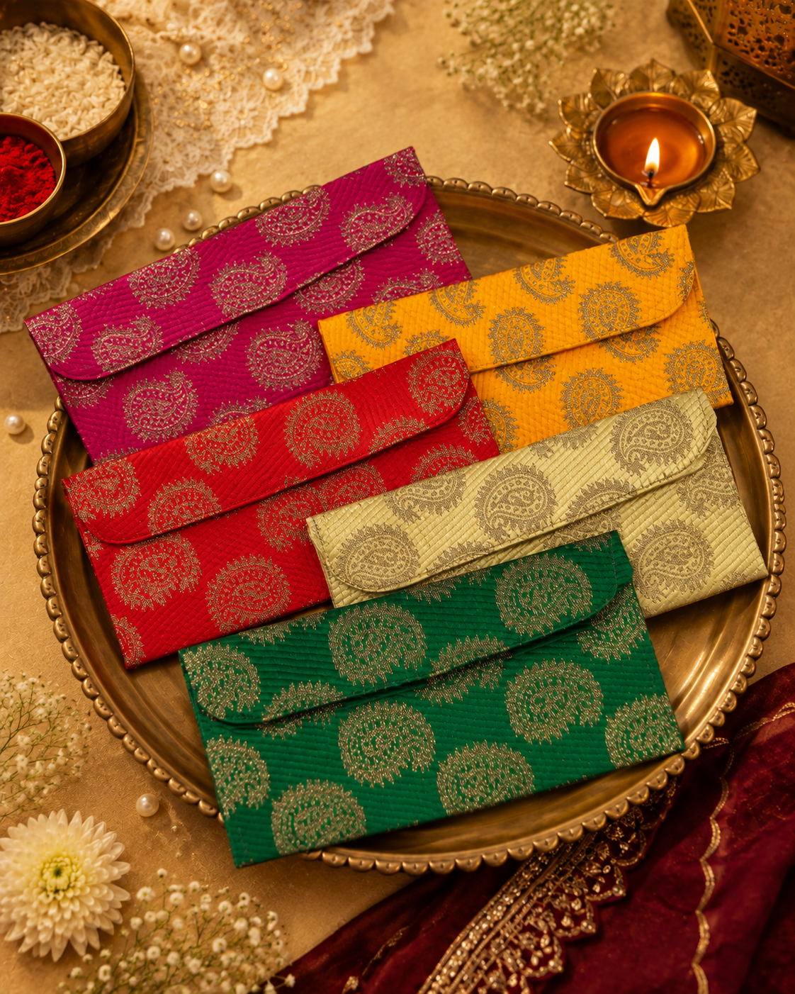 Traditional Designer Cash Envelope For Shagun