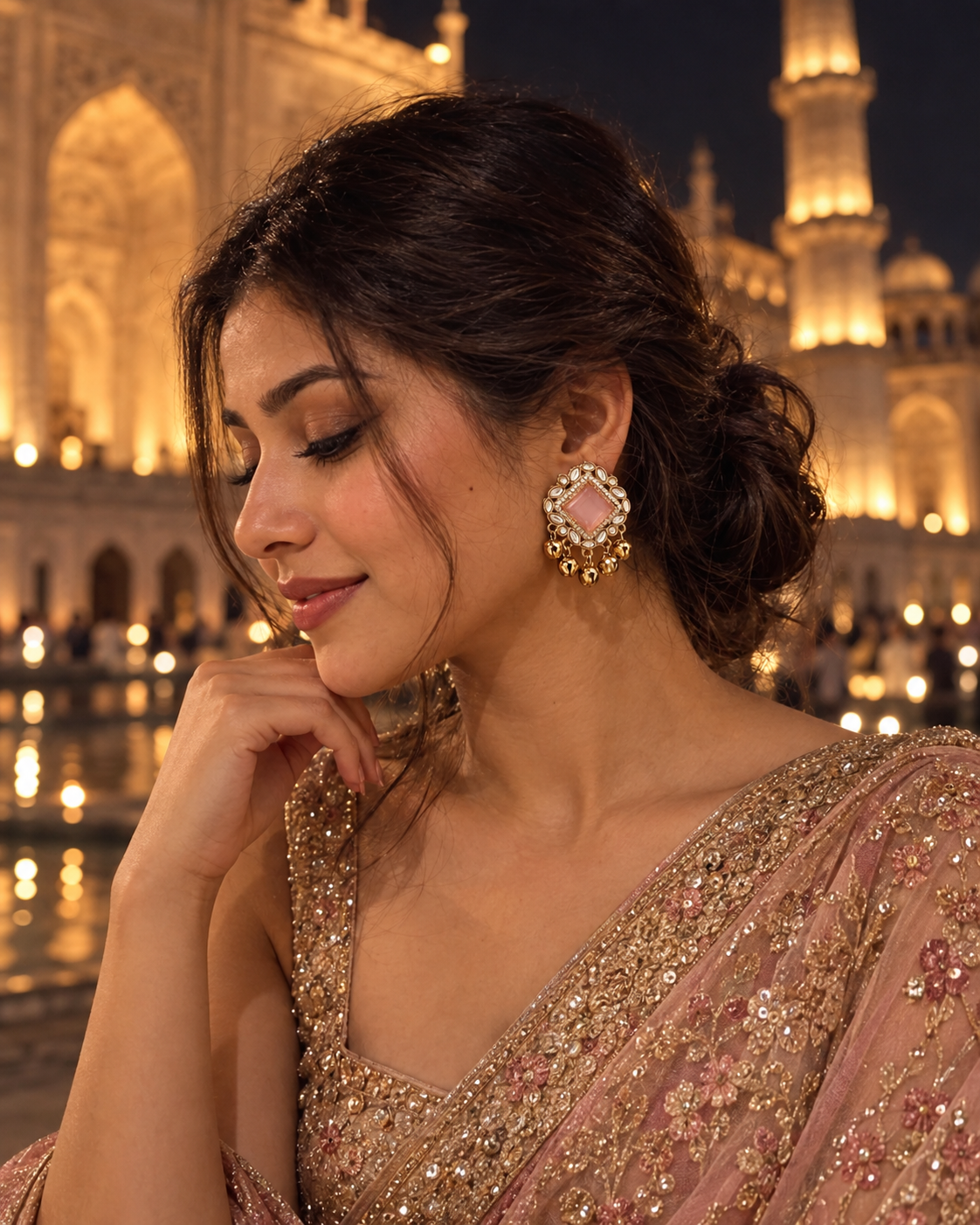 Blush Zarrah Kashmiri Look Ghunghru Earring