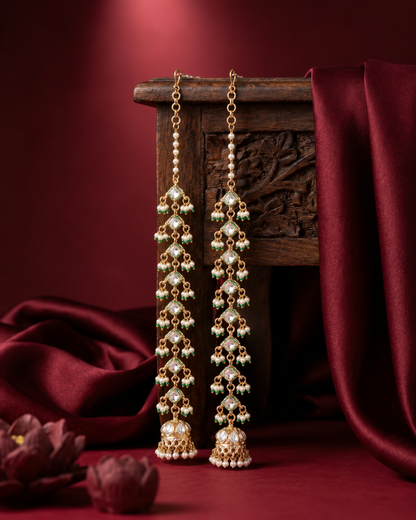 Pearl Eshwari Earring With Sahara