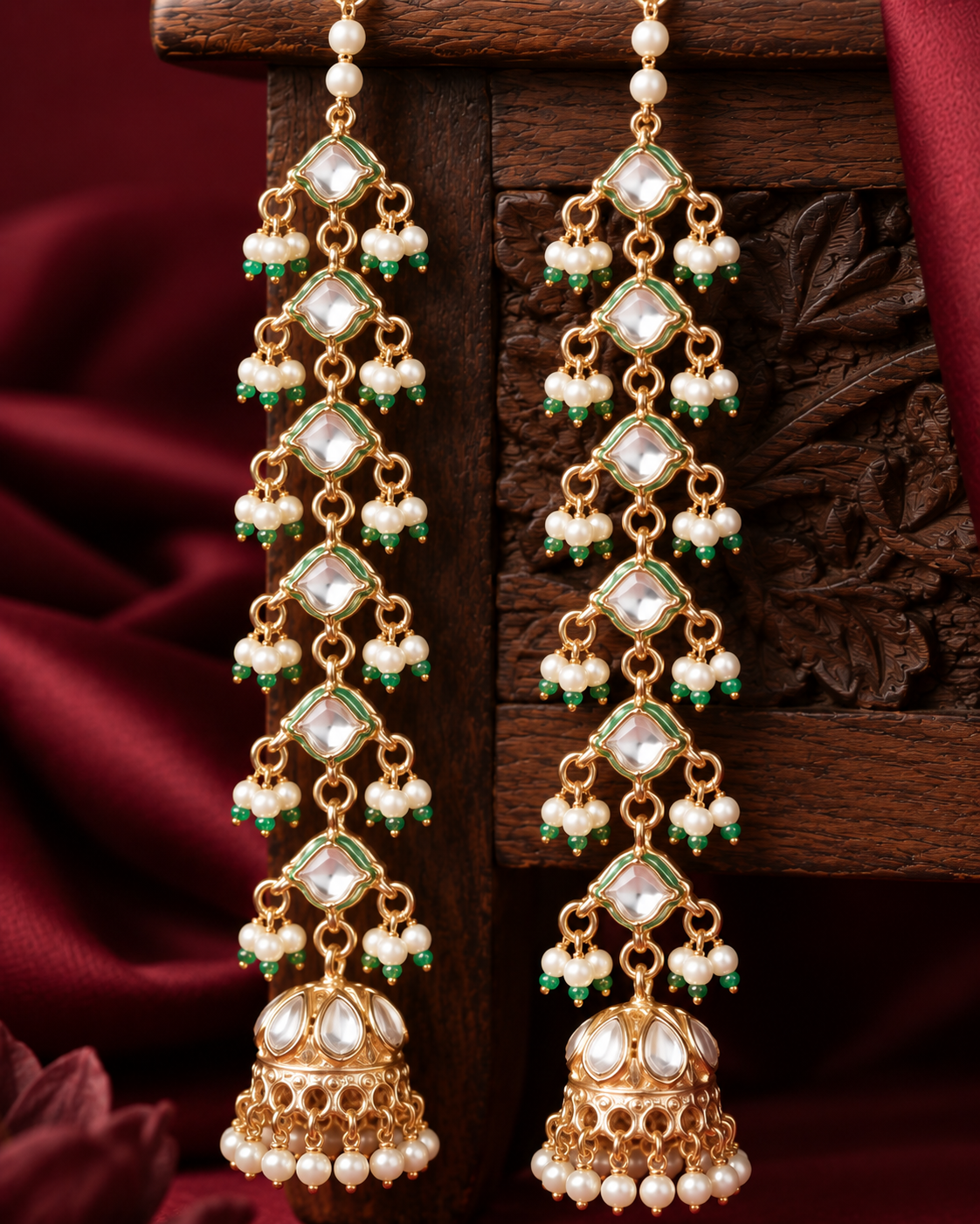 Pearl Eshwari Earring With Sahara