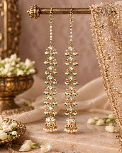 Pearl Eshwari Earring With Sahara