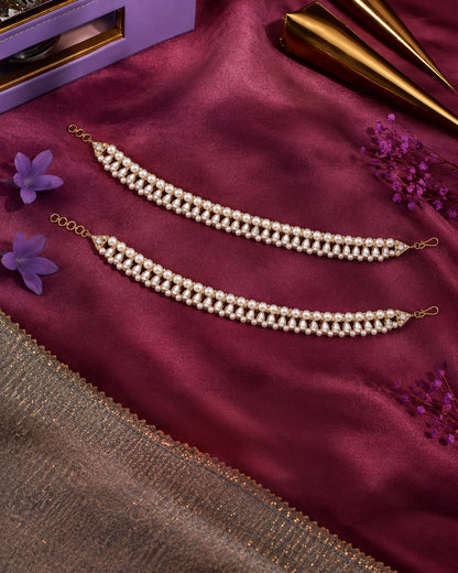 Aviraj Ethnic Kundan Payal Anklet
