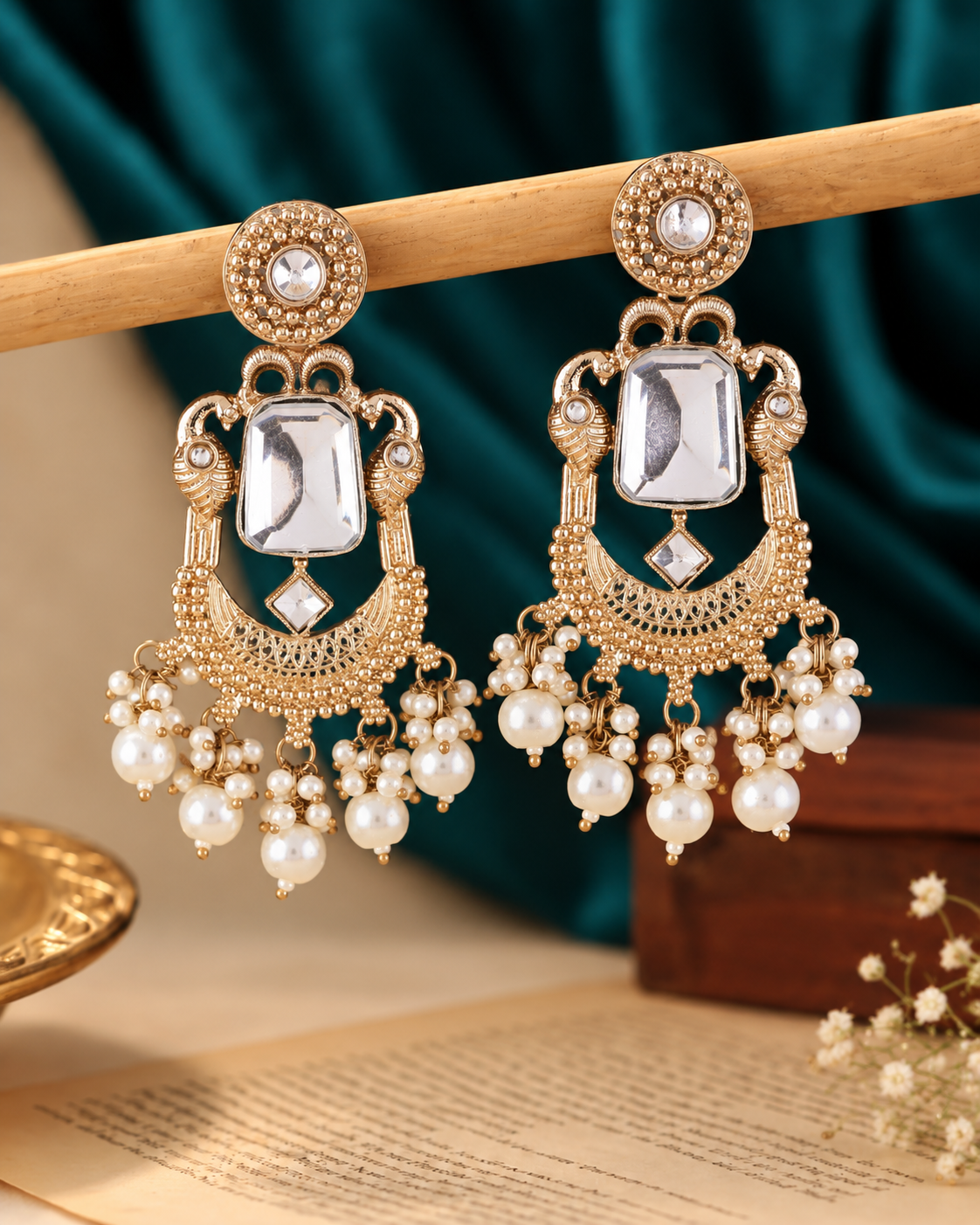 Sehrish Premium Designer Statement Earring