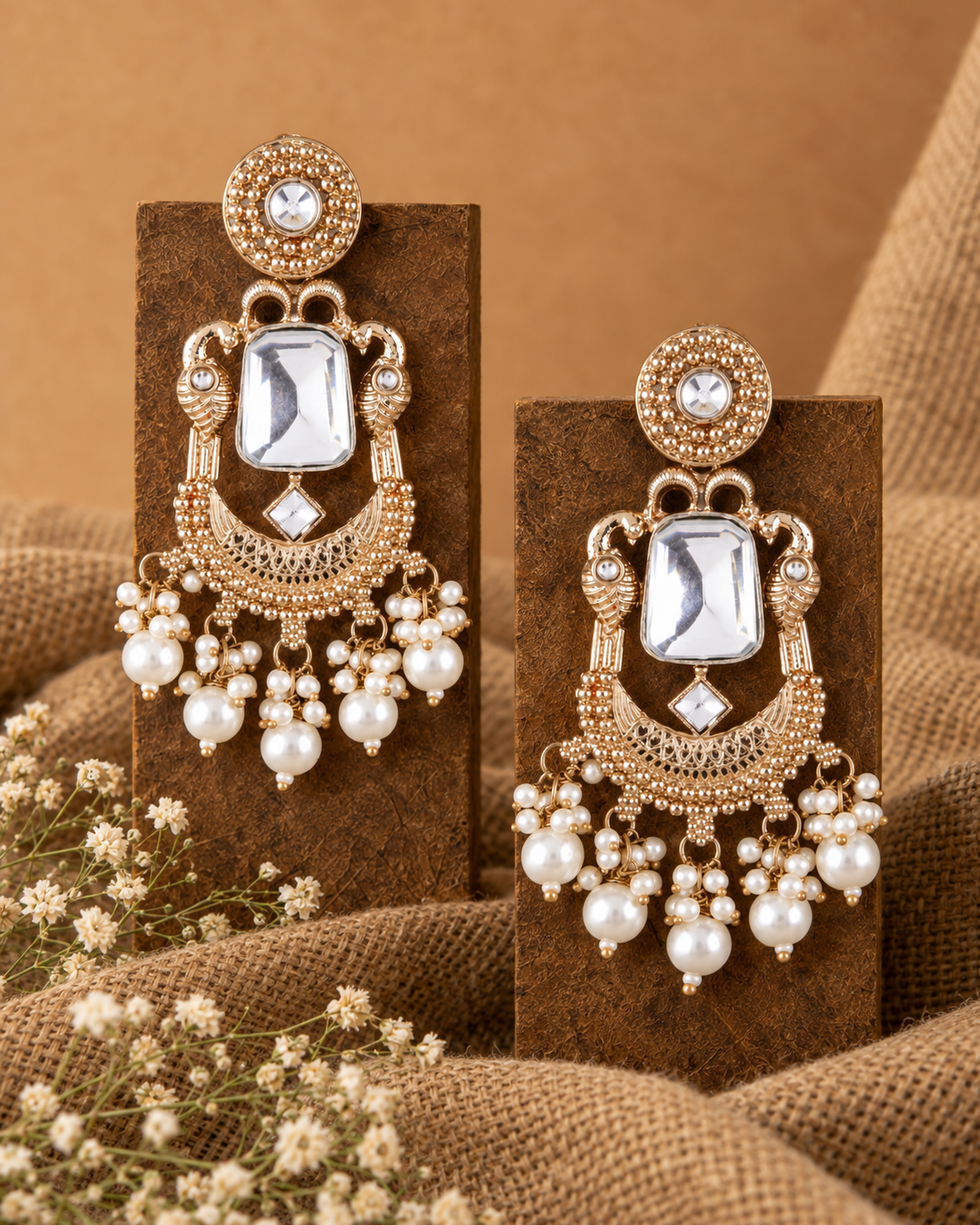 Sehrish Premium Designer Statement Earring