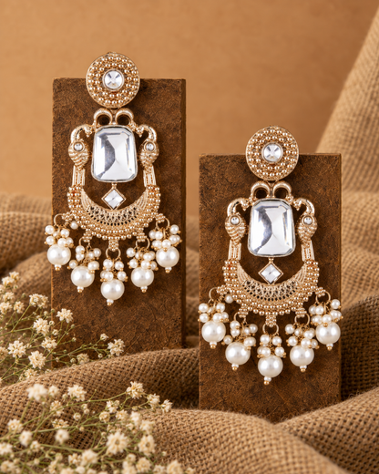 Sehrish Premium Designer Statement Earring