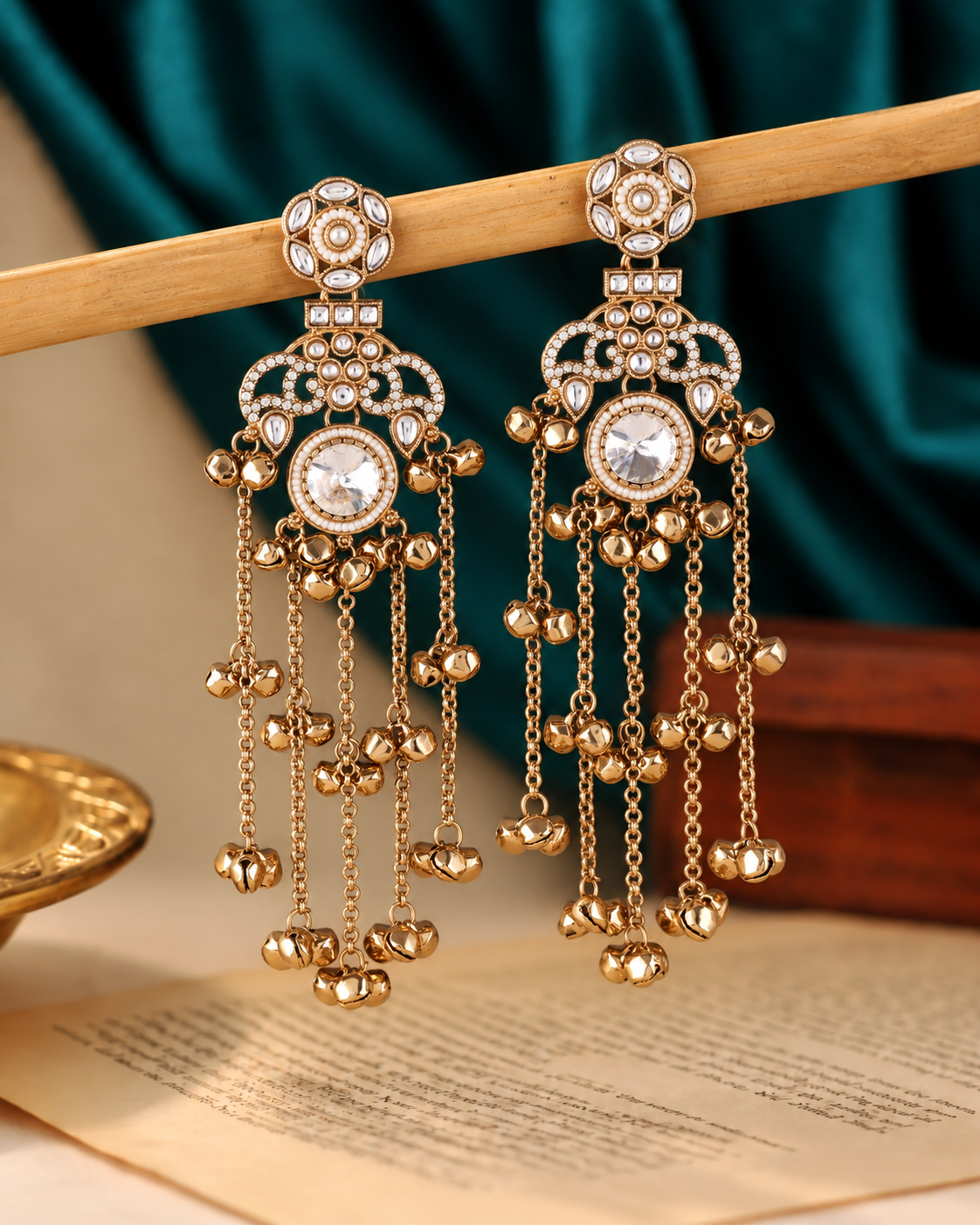 Darshna Kashmiri Look Ghunghru Earring