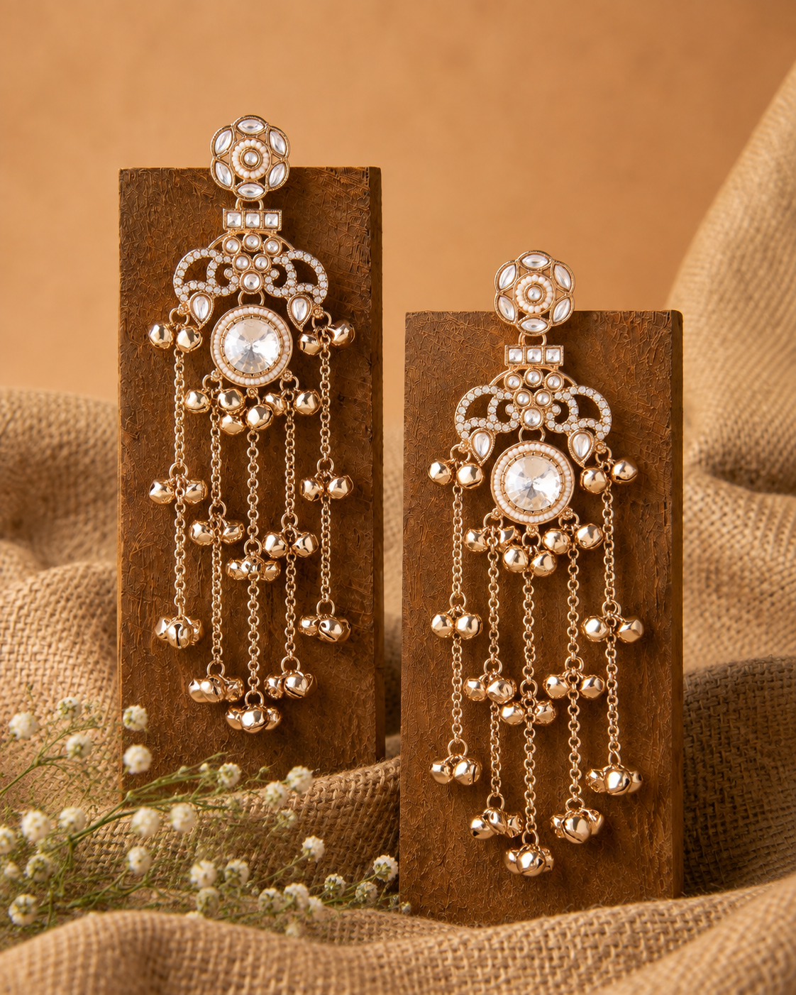 Darshna Kashmiri Look Ghunghru Earring