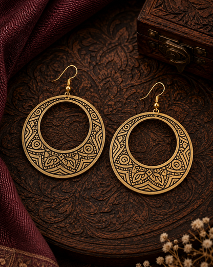 Gold Indira Earrings