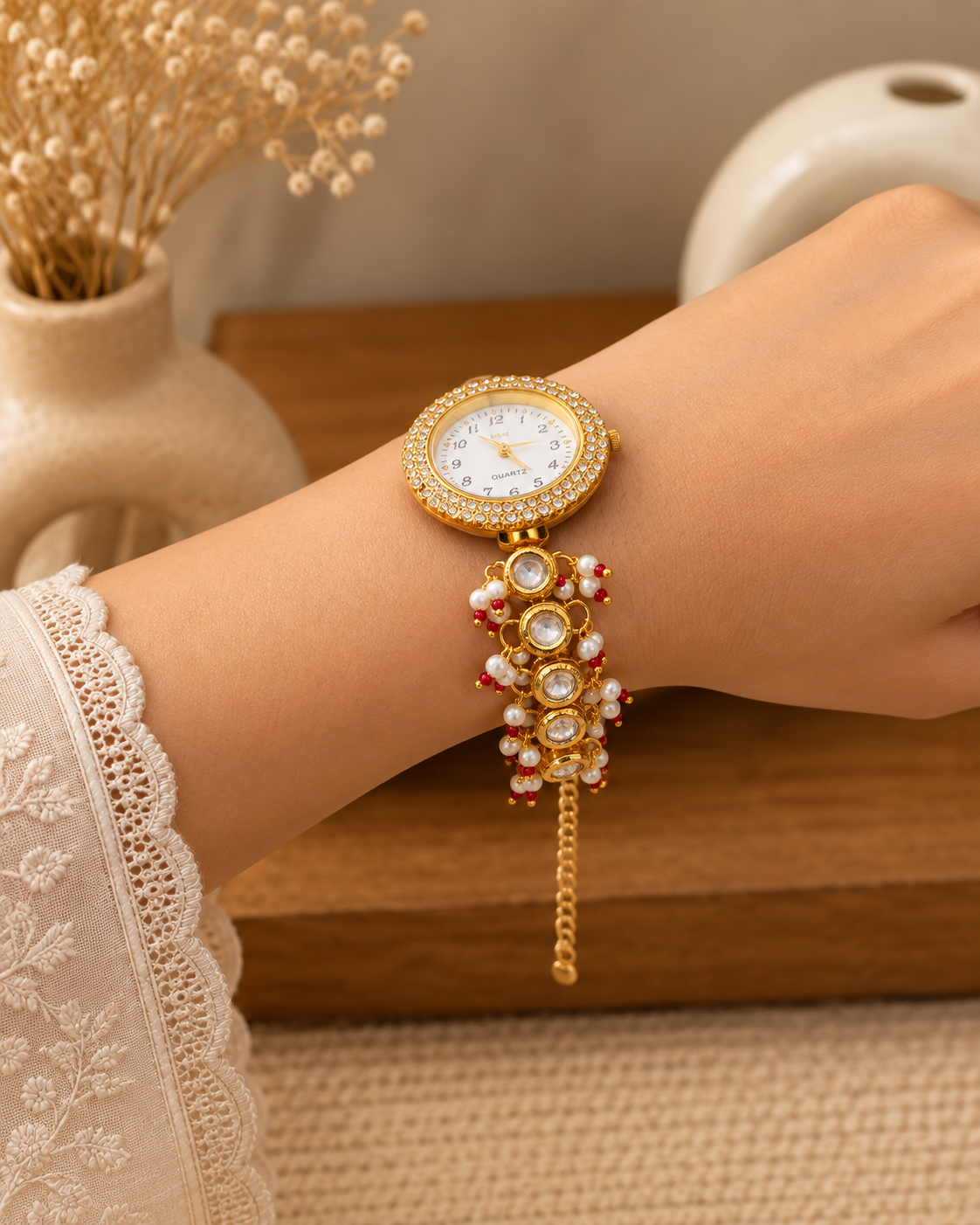 Kashir Heritage Kashmiri Ethnic Bracelet Watch for Women