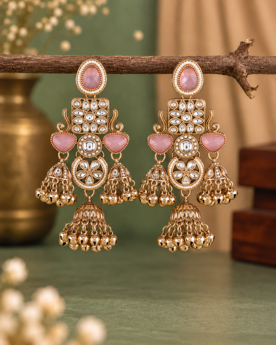 Blush Siyana Designer Jumki Earring