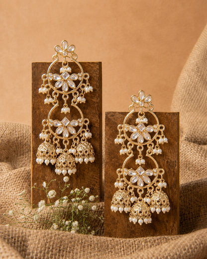 Pearl Hiral Premium Designer Earring