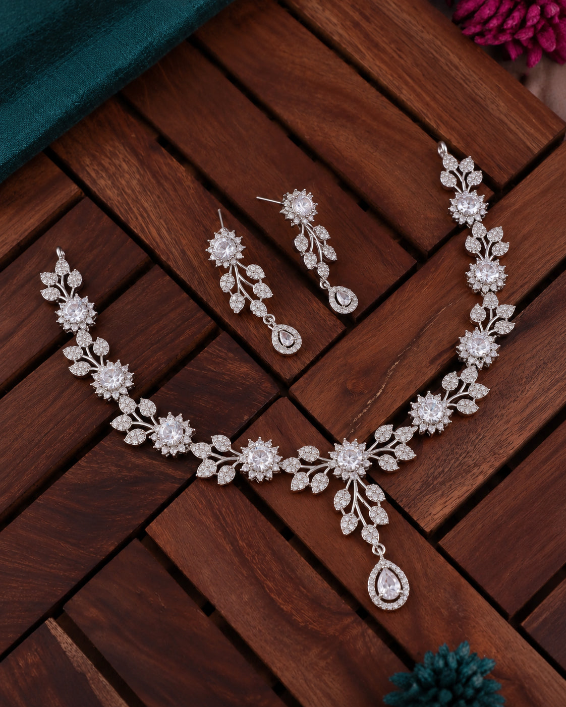 Suzie American Diamond Necklace Set