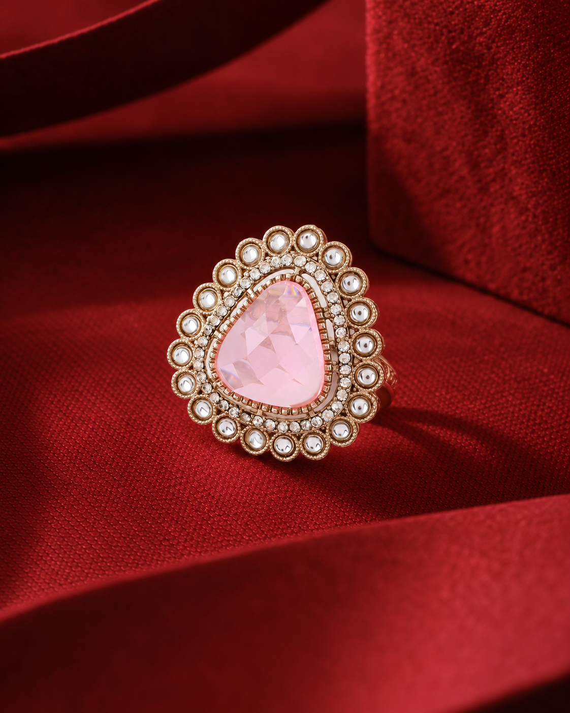 Blush Kanishi Ethnic Ring