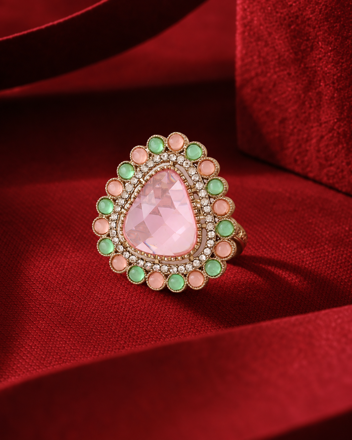 Pastel Kanishi Ethnic Ring
