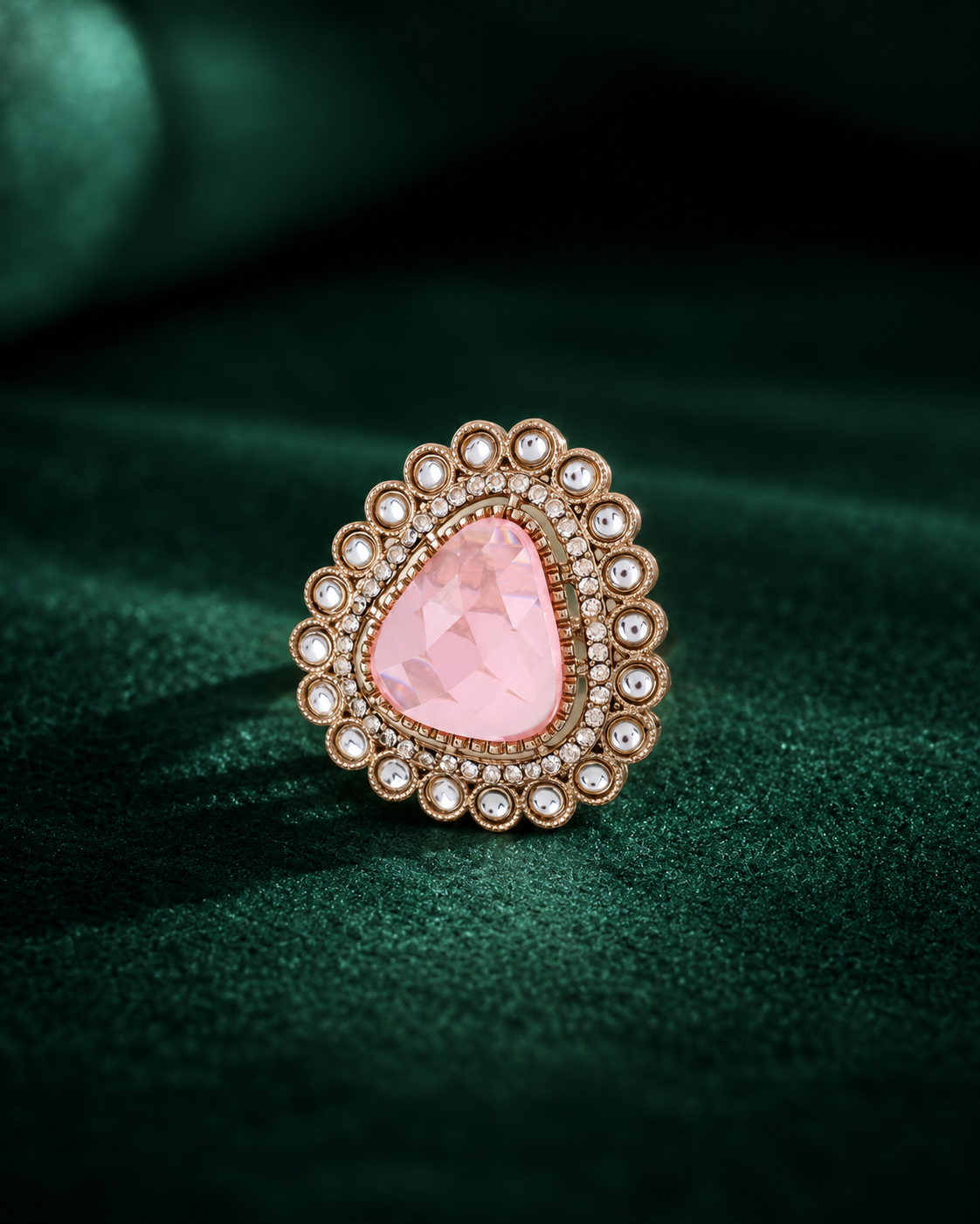 Blush Kanishi Ethnic Ring