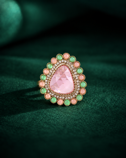 Pastel Kanishi Ethnic Ring