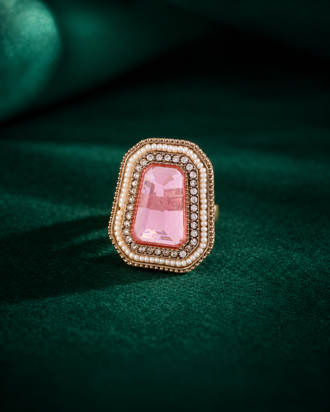 Blush Aaboli Ethnic Ring