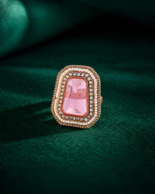 Blush Aaboli Ethnic Ring