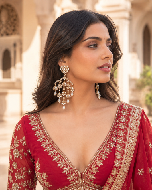 Pearl Ahsas Designer Premium Earring