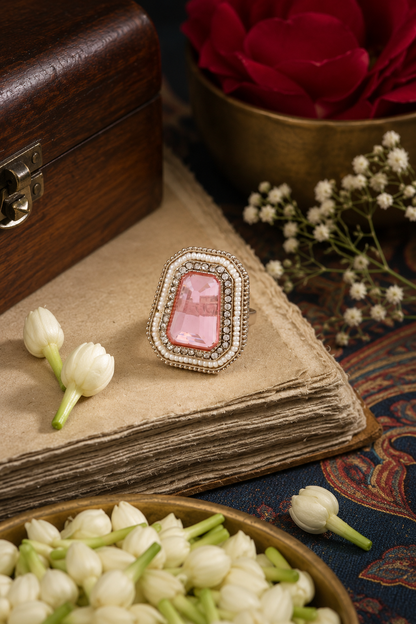Blush Aaboli Ethnic Ring
