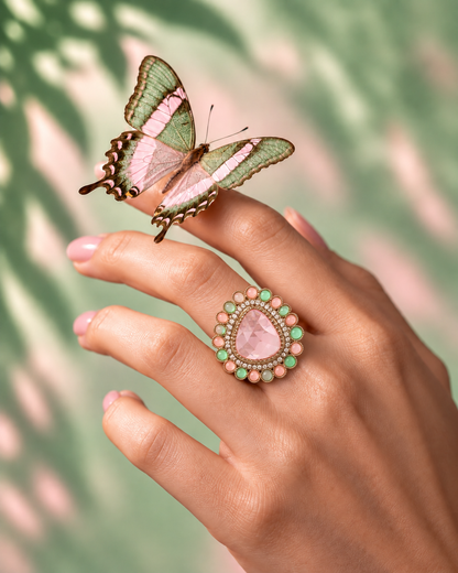 Pastel Kanishi Ethnic Ring