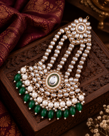 Green Gurkeerat Passa / Side Jhumar