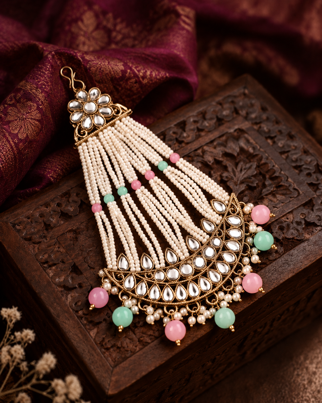Pastel Ahsan Passa / Side Jhumar