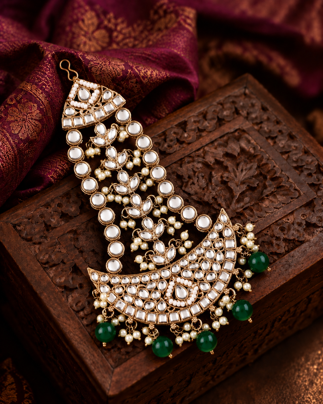 Green Yasin Passa / Side Jhumar