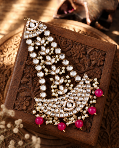 Pink Yasin Passa / Side Jhumar