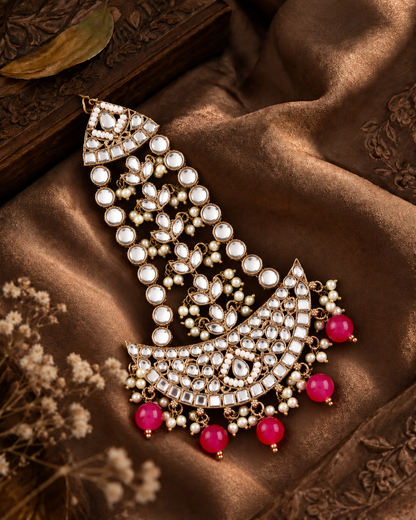 Pink Yasin Passa / Side Jhumar