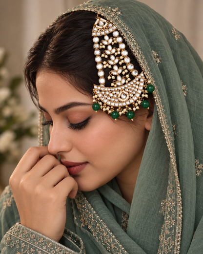 Green Yasin Passa / Side Jhumar