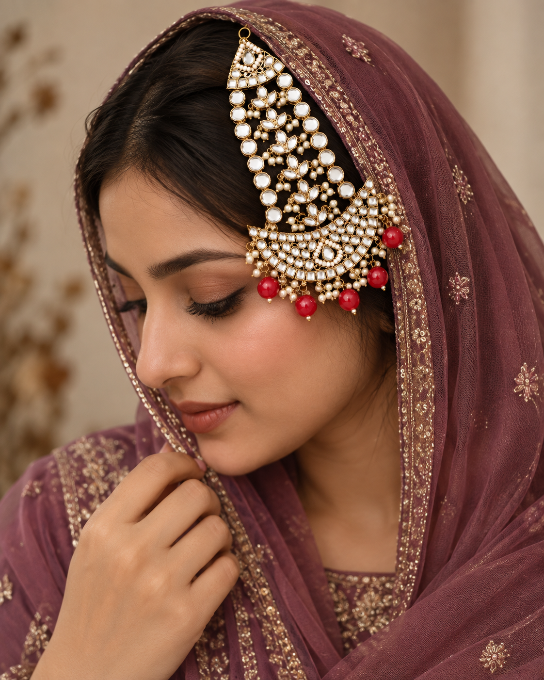 Red Yasin Passa / Side Jhumar
