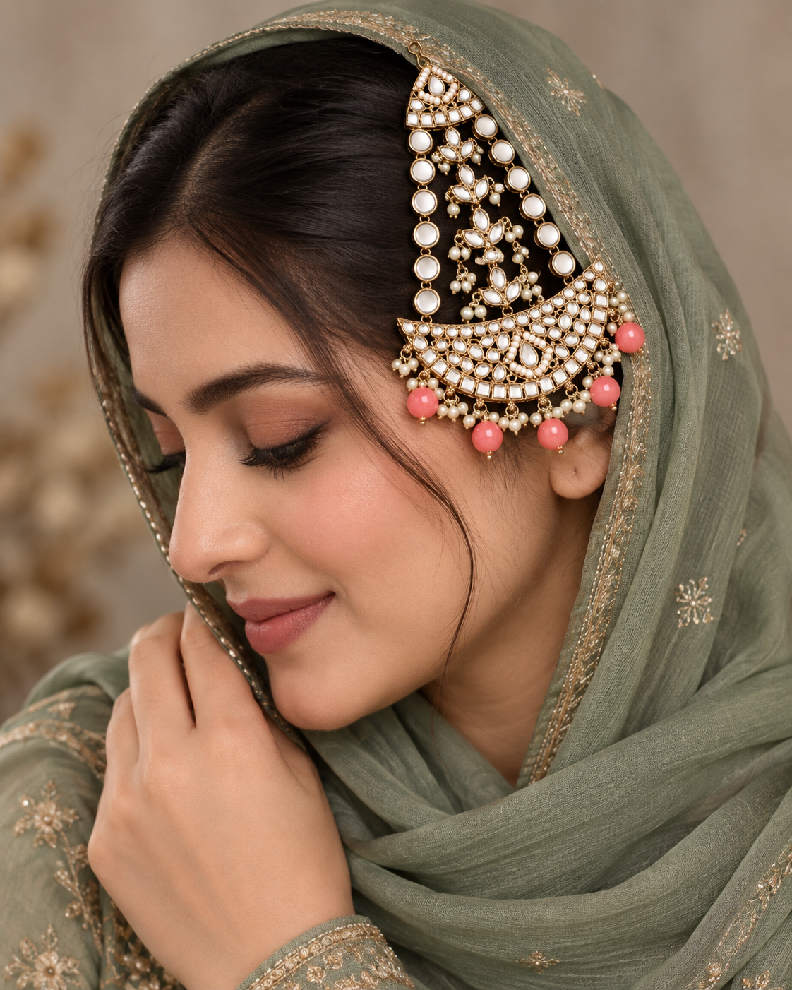 Coral Yasin Passa / Side Jhumar