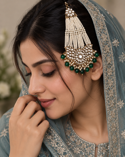 Green Sajid Passa / Side Jhumar