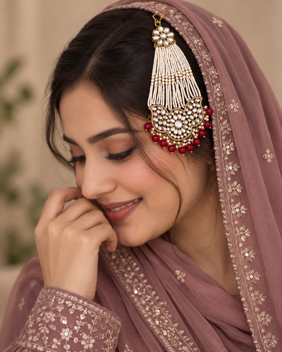 Red Sajid Passa / Side Jhumar