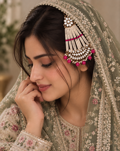 Pink Ahsan Passa / Side Jhumar