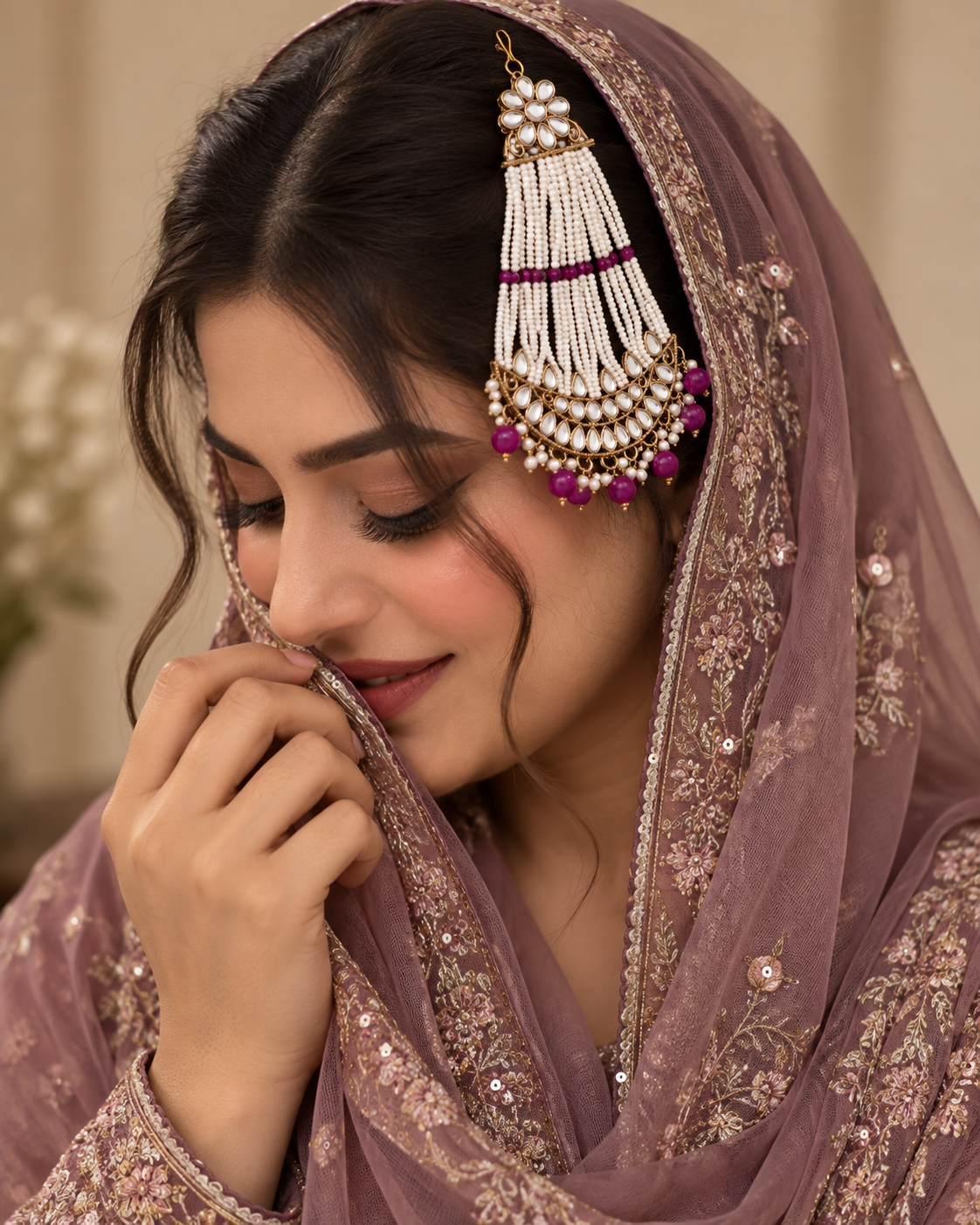Purple Ahsan Passa / Side Jhumar