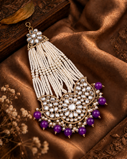 Purple Sajid Passa / Side Jhumar