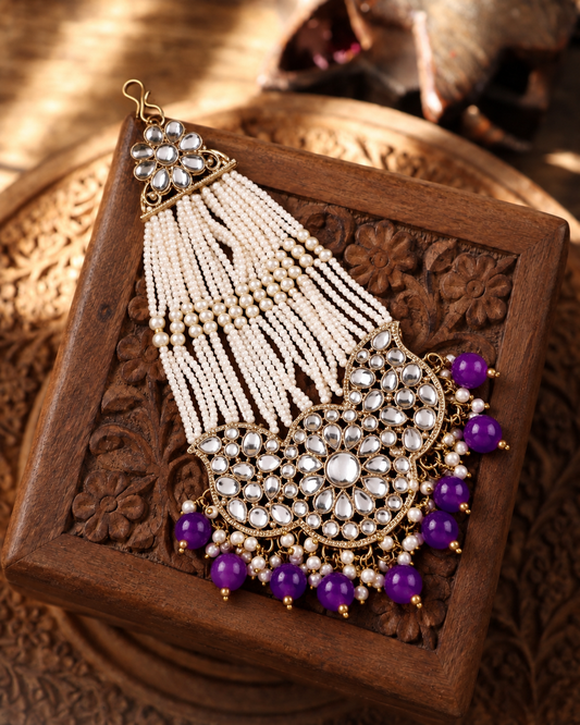 Purple Sajid Passa / Side Jhumar