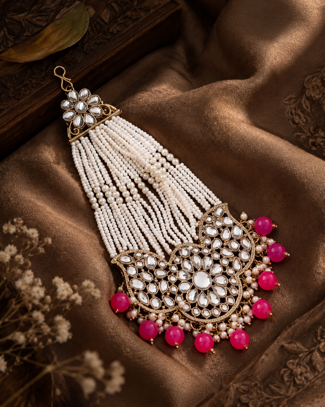 Pink Sajid Passa / Side Jhumar