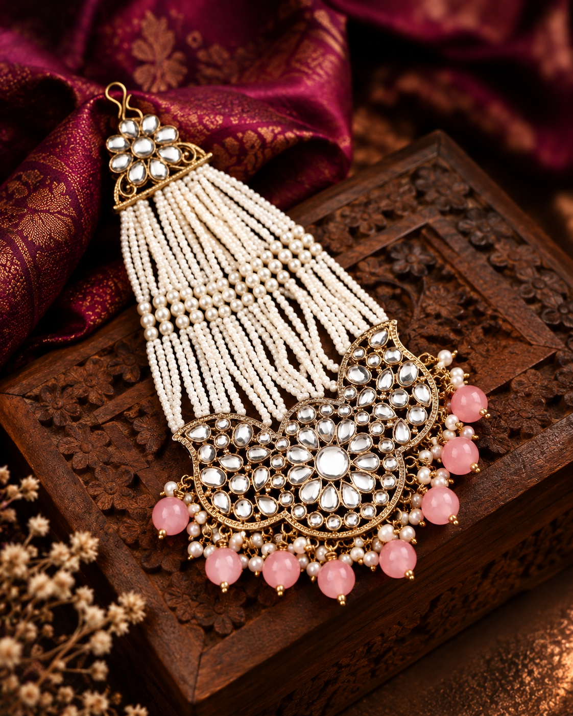 Blush Sajid Passa / Side Jhumar