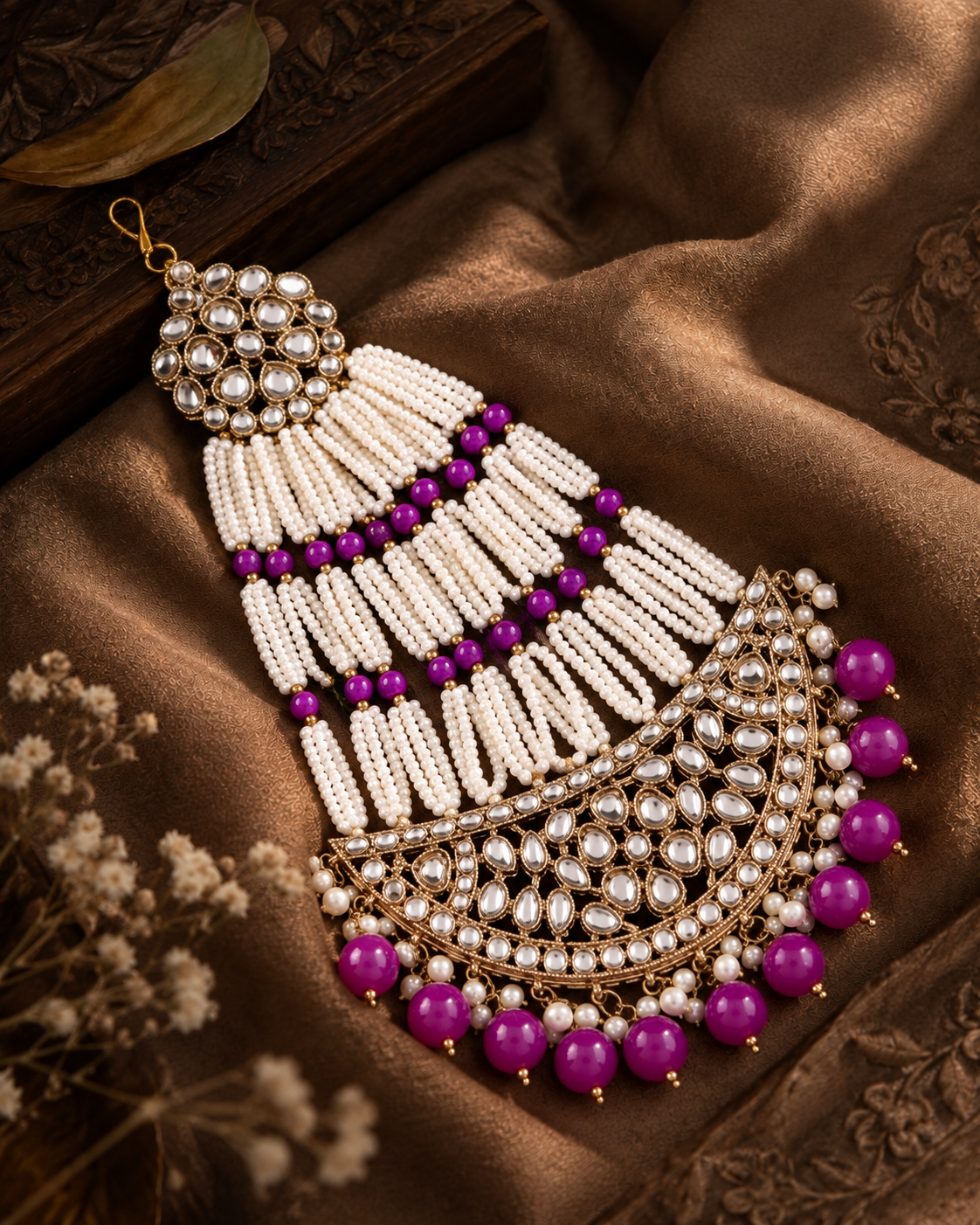 Purple Ibrahim Passa / Side Jhumar