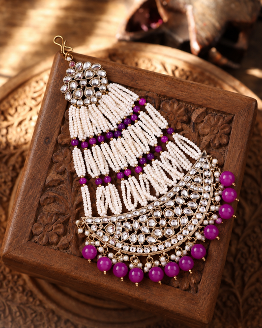 Purple Ibrahim Passa / Side Jhumar