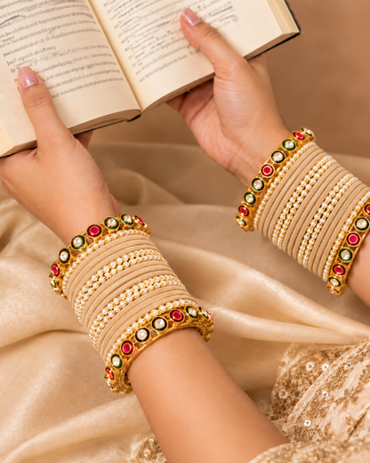 Seeta Rajwada Bangle Set - Both Hand