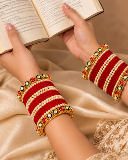 Seeta Rajwada Bangle Set - Both Hand