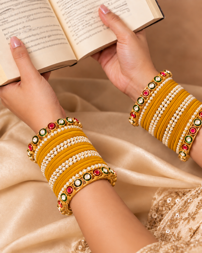 Seeta Rajwada Bangle Set - Both Hand