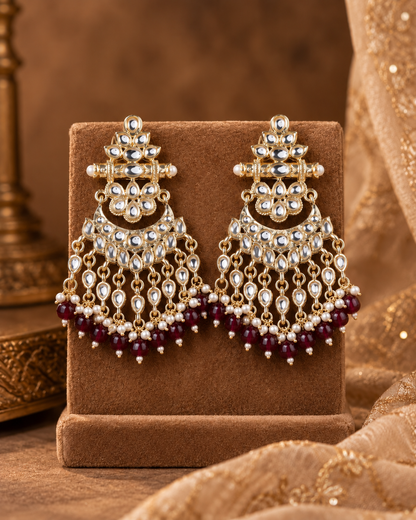 Plum Aadrika Chandbali
