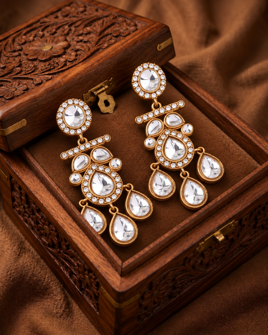 Jane Indo Western Earrings