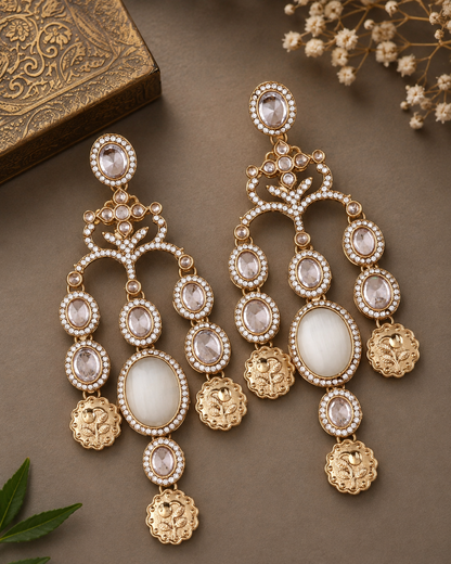 Ivory Kiara Designer Earring