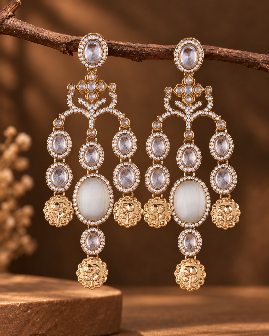 Ivory Kiara Designer Earring
